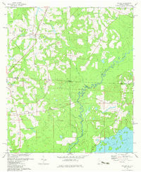 Calvary Georgia Historical topographic map, 1:24000 scale, 7.5 X 7.5 Minute, Year 1982