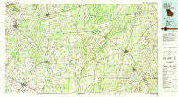 Camilla Georgia Historical topographic map, 1:100000 scale, 30 X 60 Minute, Year 1981