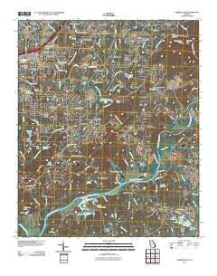 Campbellton Georgia Historical topographic map, 1:24000 scale, 7.5 X 7.5 Minute, Year 2011