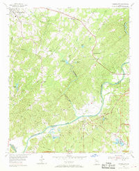 Campbellton Georgia Historical topographic map, 1:24000 scale, 7.5 X 7.5 Minute, Year 1954