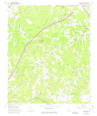 Cannonville Georgia Historical topographic map, 1:24000 scale, 7.5 X 7.5 Minute, Year 1964