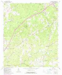Cannonville Georgia Historical topographic map, 1:24000 scale, 7.5 X 7.5 Minute, Year 1964