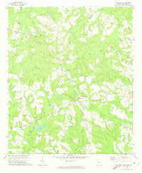 Canoochee Georgia Historical topographic map, 1:24000 scale, 7.5 X 7.5 Minute, Year 1971