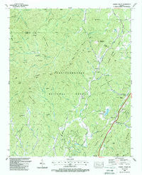 Cashes Valley Georgia Historical topographic map, 1:24000 scale, 7.5 X 7.5 Minute, Year 1988