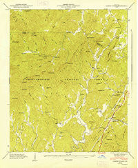 Cashes Valley Georgia Historical topographic map, 1:24000 scale, 7.5 X 7.5 Minute, Year 1947