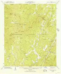 Cashes Valley Georgia Historical topographic map, 1:24000 scale, 7.5 X 7.5 Minute, Year 1946