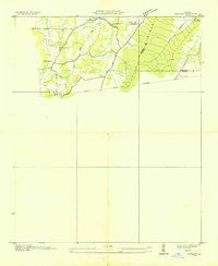 Catlett Georgia Historical topographic map, 1:24000 scale, 7.5 X 7.5 Minute, Year 1935