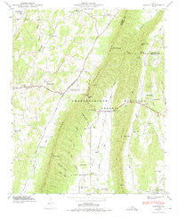 Catlett Georgia Historical topographic map, 1:24000 scale, 7.5 X 7.5 Minute, Year 1946