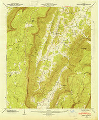 Cedar Grove Georgia Historical topographic map, 1:24000 scale, 7.5 X 7.5 Minute, Year 1947