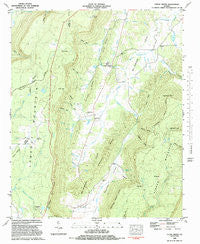 Cedar Grove Georgia Historical topographic map, 1:24000 scale, 7.5 X 7.5 Minute, Year 1982