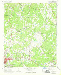Cedartown East Georgia Historical topographic map, 1:24000 scale, 7.5 X 7.5 Minute, Year 1967