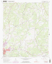 Cedartown East Georgia Historical topographic map, 1:24000 scale, 7.5 X 7.5 Minute, Year 1967