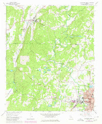 Cedartown West Georgia Historical topographic map, 1:24000 scale, 7.5 X 7.5 Minute, Year 1967