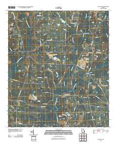 Chastain Georgia Historical topographic map, 1:24000 scale, 7.5 X 7.5 Minute, Year 2011