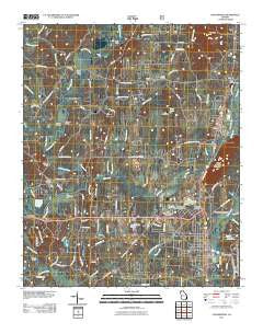 Chatsworth Georgia Historical topographic map, 1:24000 scale, 7.5 X 7.5 Minute, Year 2011