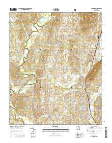 Chatsworth Georgia Current topographic map, 1:24000 scale, 7.5 X 7.5 Minute, Year 2014