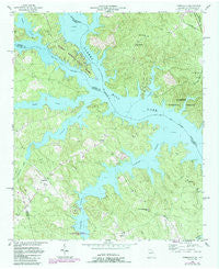 Chennault Georgia Historical topographic map, 1:24000 scale, 7.5 X 7.5 Minute, Year 1955
