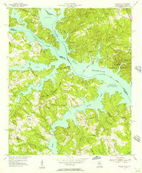Chennault Georgia Historical topographic map, 1:24000 scale, 7.5 X 7.5 Minute, Year 1955
