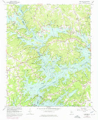 Chestatee Georgia Historical topographic map, 1:24000 scale, 7.5 X 7.5 Minute, Year 1964