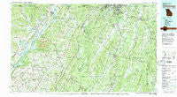 Chickamauga Georgia Historical topographic map, 1:100000 scale, 30 X 60 Minute, Year 1981