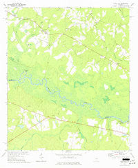 China Hill Georgia Historical topographic map, 1:24000 scale, 7.5 X 7.5 Minute, Year 1972