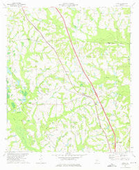Chula Georgia Historical topographic map, 1:24000 scale, 7.5 X 7.5 Minute, Year 1973