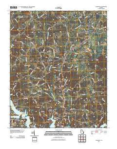 Clermont Georgia Historical topographic map, 1:24000 scale, 7.5 X 7.5 Minute, Year 2011