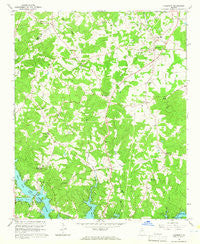 Clermont Georgia Historical topographic map, 1:24000 scale, 7.5 X 7.5 Minute, Year 1964