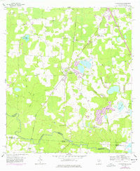 Clyattville Georgia Historical topographic map, 1:24000 scale, 7.5 X 7.5 Minute, Year 1956