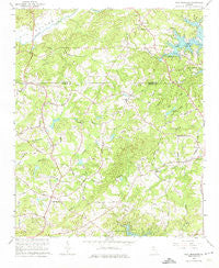 Coal Mounatin Georgia Historical topographic map, 1:24000 scale, 7.5 X 7.5 Minute, Year 1964