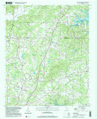 Coal Mountain Georgia Historical topographic map, 1:24000 scale, 7.5 X 7.5 Minute, Year 1997