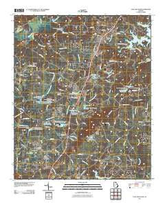Coal Mountain Georgia Historical topographic map, 1:24000 scale, 7.5 X 7.5 Minute, Year 2011