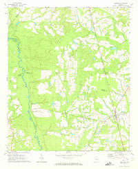 Cobbtown Georgia Historical topographic map, 1:24000 scale, 7.5 X 7.5 Minute, Year 1970