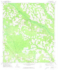 Coffee Georgia Historical topographic map, 1:24000 scale, 7.5 X 7.5 Minute, Year 1971