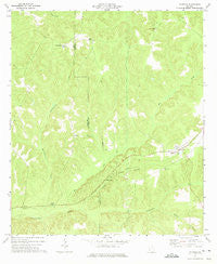 Coleman Georgia Historical topographic map, 1:24000 scale, 7.5 X 7.5 Minute, Year 1973