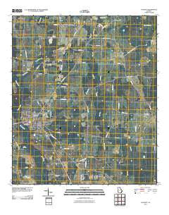 Colquitt Georgia Historical topographic map, 1:24000 scale, 7.5 X 7.5 Minute, Year 2011