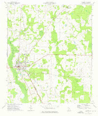 Colquitt Georgia Historical topographic map, 1:24000 scale, 7.5 X 7.5 Minute, Year 1974