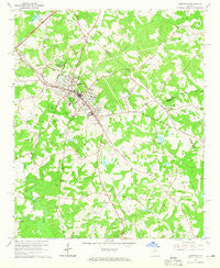 Commerce Georgia Historical topographic map, 1:24000 scale, 7.5 X 7.5 Minute, Year 1964