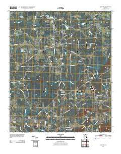 Concord Georgia Historical topographic map, 1:24000 scale, 7.5 X 7.5 Minute, Year 2011