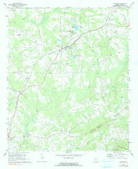 Concord Georgia Historical topographic map, 1:24000 scale, 7.5 X 7.5 Minute, Year 1971