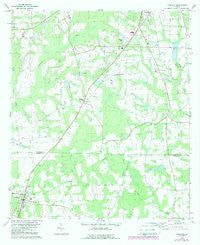 Coolidge Georgia Historical topographic map, 1:24000 scale, 7.5 X 7.5 Minute, Year 1978