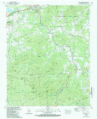 Coosa Bald Georgia Historical topographic map, 1:24000 scale, 7.5 X 7.5 Minute, Year 1988