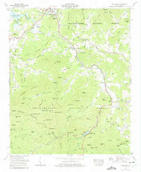 Coosa Bald Georgia Historical topographic map, 1:24000 scale, 7.5 X 7.5 Minute, Year 1965