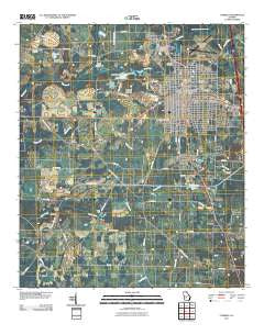 Cordele Georgia Historical topographic map, 1:24000 scale, 7.5 X 7.5 Minute, Year 2011