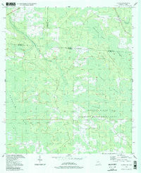 Council Georgia Historical topographic map, 1:24000 scale, 7.5 X 7.5 Minute, Year 1994