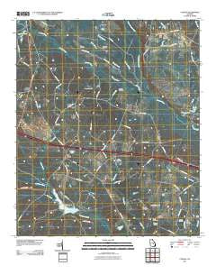 Covena Georgia Historical topographic map, 1:24000 scale, 7.5 X 7.5 Minute, Year 2011