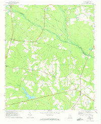 Covena Georgia Historical topographic map, 1:24000 scale, 7.5 X 7.5 Minute, Year 1970