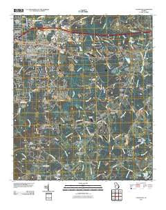Covington Georgia Historical topographic map, 1:24000 scale, 7.5 X 7.5 Minute, Year 2011