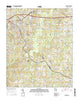 Covington Georgia Current topographic map, 1:24000 scale, 7.5 X 7.5 Minute, Year 2014
