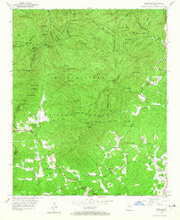 Cowrock Georgia Historical topographic map, 1:24000 scale, 7.5 X 7.5 Minute, Year 1950